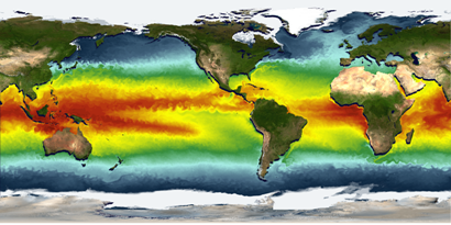 SST plot using ferret